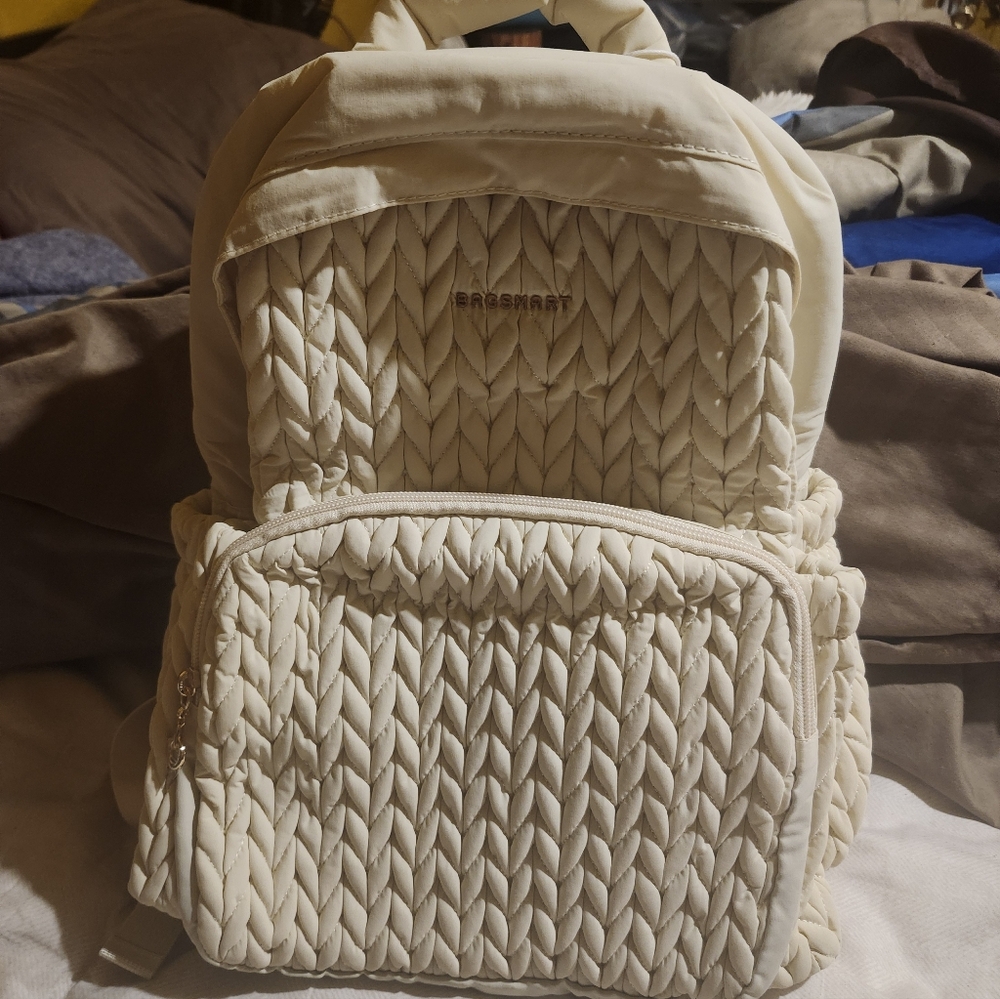BAGSMART Cream Backpack for Women